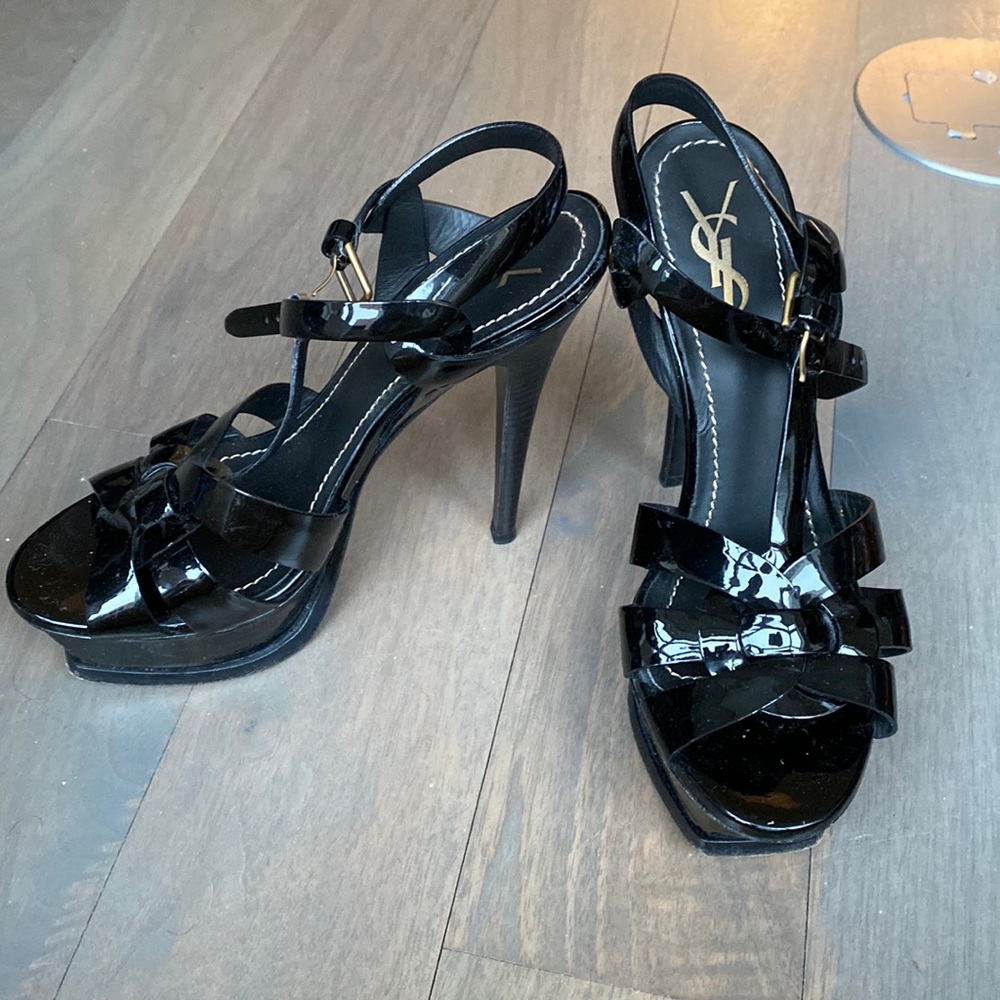 YSL Tribute Platform Heels
